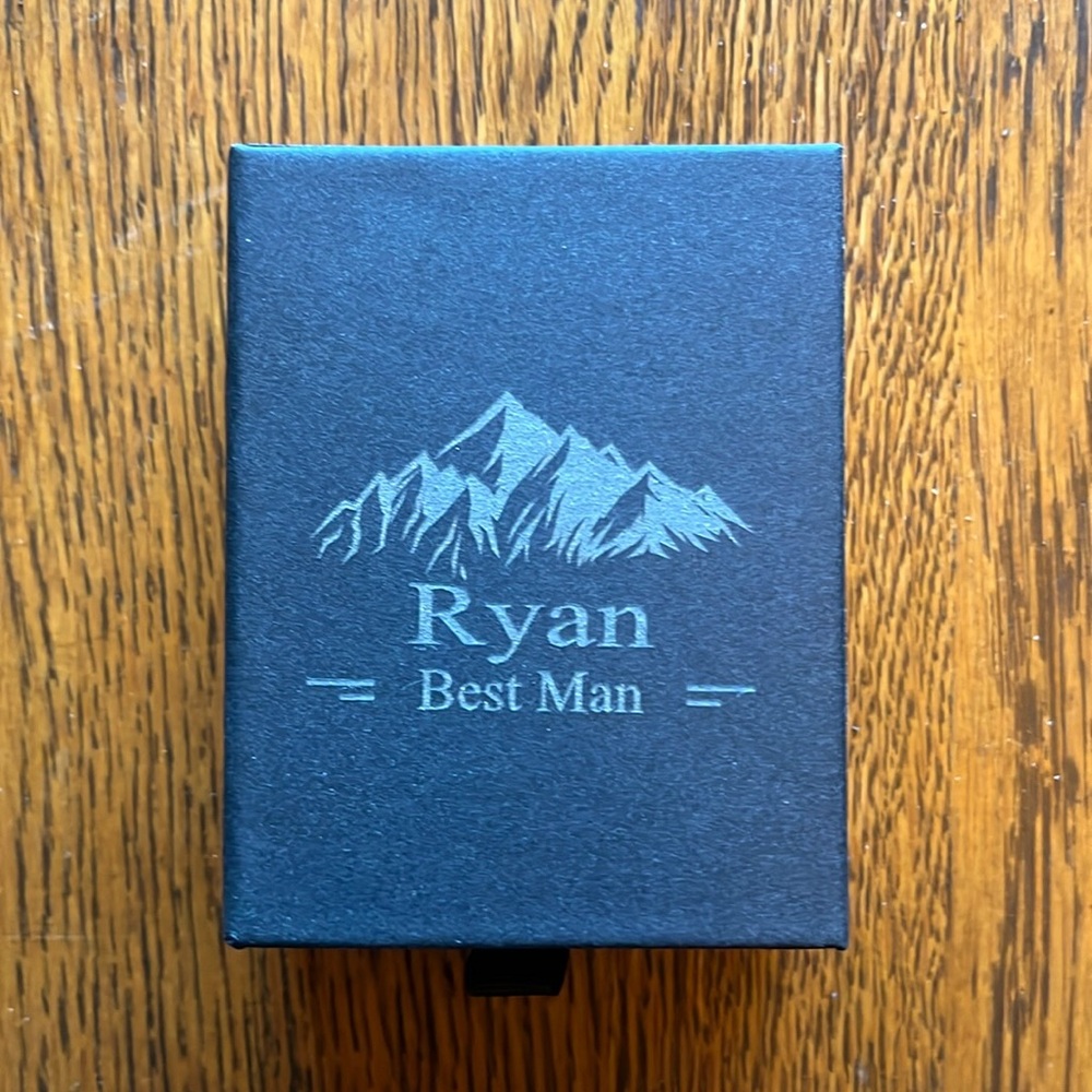 Personalized Laser Engraved Pocket Watch with Box